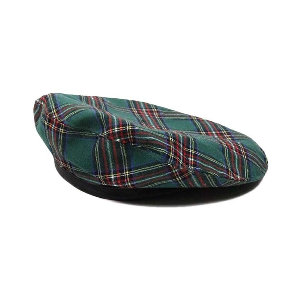 2225 Women Winter Plaid French Beret Hat Tartan Check Artist Painter Hats - Picture 1 of 7